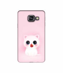 Amazon Brand - Solimo Designer Kitty 3D Printed Hard Back Case Mobile Cover for Samsung Galaxy A3 (2016)