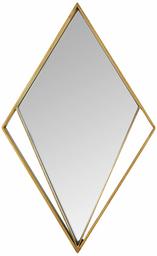 Amazon Brand - Rivet Modern Rhombus Cutout Hanging Mirror, 26.75