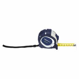 AmazonBasics Heavy Duty Tape Measure - 25-Feet (8-Meters), Inch/Metric Scale, 3-Lock Design, MID Accuracy, Chrome