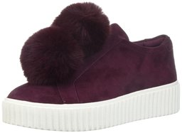 The Fix Talon Slip-On Pompones Tenis de Mujer, borgoña (Wine Suede), 9.5 B(M) US