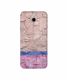 Amazon Brand - Solimo Designer Texture On Wall 3D Printed Hard Back Case Mobile Cover for Samsung Galaxy J4 Plus