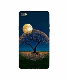 Amazon Brand - Solimo Designer Dark Night View 3D Printed Hard Back Case Mobile Cover for Micromax Canvas Sliver 5 Q450