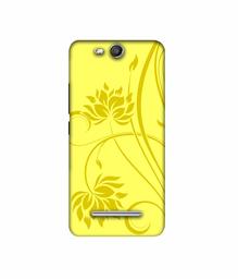 Amazon Brand - Solimo Designer Sunflower Pattern 3D Printed Hard Back Case Mobile Cover for Micromax Canvas Juice 3 Q392