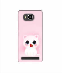 Amazon Brand - Solimo Designer Kitty 3D Printed Hard Back Case Mobile Cover for Lenovo A7700