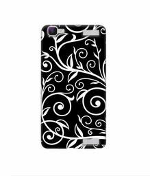 Amazon Brand - Solimo Designer Flower Patterns 3D Printed Hard Back Case Mobile Cover for Vivo V1 Max