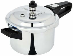 Amazon Brand - Solimo Aluminium Outer Lid Pressure Cooker (3L, Gas Stove compatible)