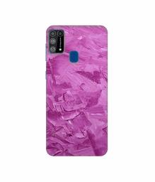 Amazon Brand - Solimo Designer Pink Paint 3D Printed Hard Back Case Mobile Cover for Samsung Galaxy M31