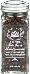 Whole Foods Market, Organic Fair Trade Black Peppercorns, 1.94 oz