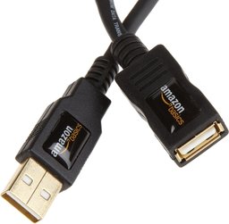 AmazonBasics USB 2.0 Extension Cable - A-Male to A-Female Adapter Cord