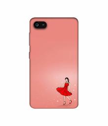 Amazon Brand - Solimo Designer Red Dress Lady 3D Printed Hard Back Case Mobile Cover for Lenovo ZUK Z2