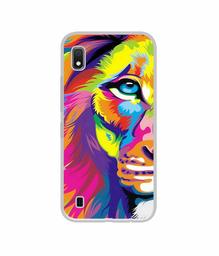 Amazon Brand - Solimo Designer Funny Cat Pattern Print UV Printed Soft Back Case Mobile Cover for Samsung Galaxy A10