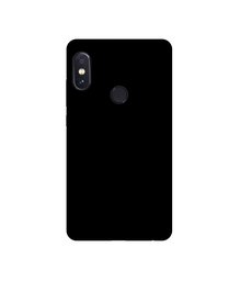 Amazon Brand - Solimo Designer Solid Black 3D Printed Hard Back Case Mobile Cover for Mi Redmi Note 5 Pro