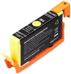 AmazonBasics - Cartuccia rigenerata di inchiostro per HP364, Giallo