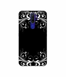 Amazon Brand - Solimo Designer Round Flower Crown 3D Printed Hard Back Case Mobile Cover for Oppo A9 (2020)