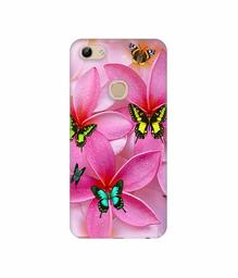 Amazon Brand - Solimo Designer B-Butterflies 3D Printed Hard Back Case Mobile Cover for Vivo Y81