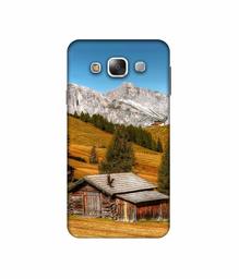 Amazon Brand - Solimo Designer Hut 3D Printed Hard Back Case Mobile Cover for Samsung Galaxy E5