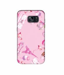 Amazon Brand - Solimo Designer Ladies Accessories 3D Printed Hard Back Case Mobile Cover for Samsung Galaxy S7 Edge