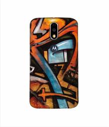 Amazon Brand - Solimo Designer Painting 3D Printed Hard Back Case Mobile Cover for Motorola Moto G4 Plus (with Logo Cut)