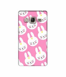 Amazon Brand - Solimo Designer Rabbit Pattern 3D Printed Hard Back Case Mobile Cover for Samsung Z3