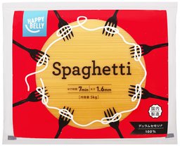 [Amazon Brand] Happy Belly Spaghetti 1.6 mm 5 kg