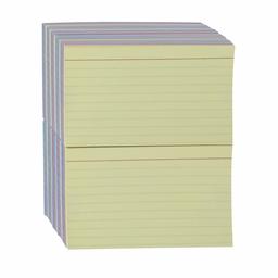 AmazonBasics Ruled Color Index Cards, 3