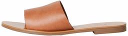 Marque Amazon - FIND Flat Simple Mule Sandales Bout ouvert, Beige (Tan), 36 EU