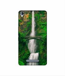 Amazon Brand - Solimo Designer Waterfall 3D Printed Hard Back Case Mobile Cover for Micromax Canvas Juice 3Plus Q394