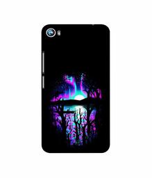 Amazon Brand - Solimo Designer Dark Scenery 3D Printed Hard Back Case Mobile Cover for Micromax Canvas Fire 4 A107