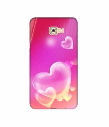 Amazon Brand - Solimo Designer Heart Abstract 3D Printed Hard Back Case Mobile Cover for Samsung Galaxy C7 Pro