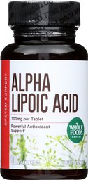 Whole Foods Market, Alpha Lipoic Acid 100Mg, 90 Tablets