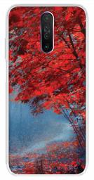 Amazon Brand - Solimo Designer Multicolor Red Maple Printed Soft Back Case Mobile Cover for Poco X2 / Xiaomi Redmi K30