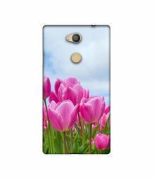 Amazon Brand - Solimo Designer Pink Lily 3D Printed Hard Back Case Mobile Cover for Sony Xperia L2