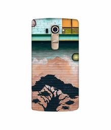 Amazon Brand - Solimo Designer Tree Painting 3D Printed Hard Back Case Mobile Cover for LG G4