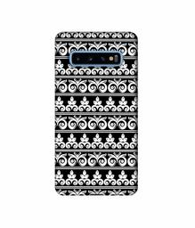 Amazon Brand - Solimo Designer Two Different Patterns 3D Printed Hard Back Case Mobile Cover for Samsung Galaxy S10 Plus