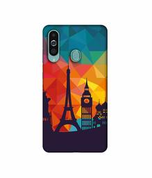 Amazon Brand - Solimo Designer Colored Paris 3D Printed Hard Back Case Mobile Cover for Samsung Galaxy M40