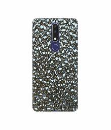 Amazon Brand - Solimo Designer Foil Paper Texture 3D Printed Hard Back Case Mobile Cover for Nokia 3.1 Plus