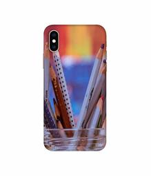 Amazon Brand - Solimo Designer Pencile 3D Printed Hard Back Case Mobile Cover for Apple iPhone Xs Max