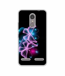 Amazon Brand - Solimo Designer Butterflies Neon Light UV Printed Soft Back Case Mobile Cover for Lenovo K6 Power