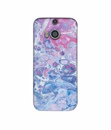 Amazon Brand - Solimo Designer Oil Paint on Marble 3D Printed Hard Back Case Mobile Cover for HTC One M8