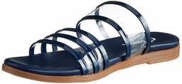 Flavia Women's Blue Fashion Slippers-7 UK (39 EU) (8 US) (FL141/BLU)