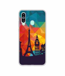 Amazon Brand - Solimo Designer Colored Paris UV Printed Soft Back Case Mobile Cover for Samsung Galaxy M40