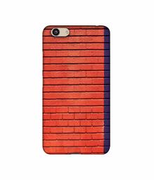 Amazon Brand - Solimo Designer Red and Purple Brick 3D Printed Hard Back Case Mobile Cover for Vivo Y53