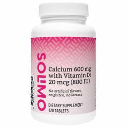 Amazon Brand - Solimo Calcium 600mg Plus Vitamin D3 with Minerals