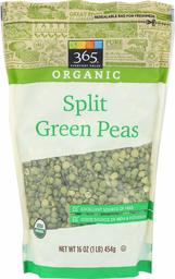 365 Everyday Value, Organic Split Green Peas, 16 oz