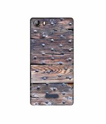 Amazon Brand - Solimo Designer Wooden Blocks Check 3D Printed Hard Back Case Mobile Cover for Micromax Canvas 5 E481