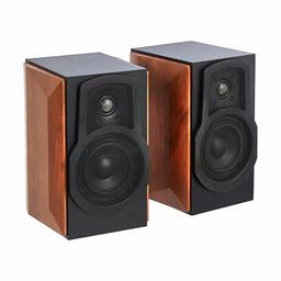 AmazonBasics Bookshelf Speakers with Passive Speaker, 50W, 50-20KHz