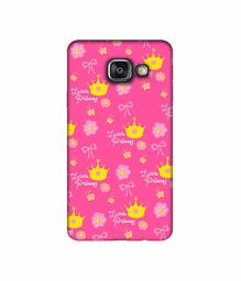 Amazon Brand - Solimo Designer Little Princess Pattern 3D Printed Hard Back Case Mobile Cover for Samsung Galaxy A3 (2016)