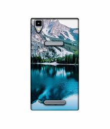 Amazon Brand - Solimo Designer Lake Mountain UV Printed Soft Back Case Mobile Cover for Panasonic Eluga A2