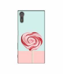 Amazon Brand - Solimo Designer Round Candy 3D Printed Hard Back Case Mobile Cover for Sony Xperia XZ Dual