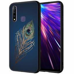 Amazon Brand - Solimo Designer Peacock Feather Printed Hard Back Case Mobile Cover for Vivo Z1 Pro (D355)